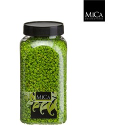 3 stuks - Gravel groen fles 1 kilogram - Mica Decorations