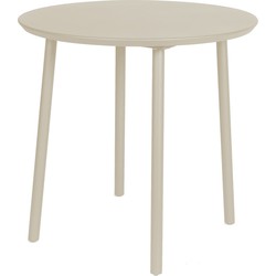 George table diameter80x75 cm alu pearl grey - Max&Luuk