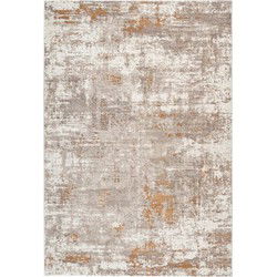 Paris Fashion - Designer Vloerkleed - Laagpolig, Luxe 3D Effect, Velours, Polyester - Beige- 200x290 CM