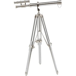 Decofiguur Telescope Silver 125cm