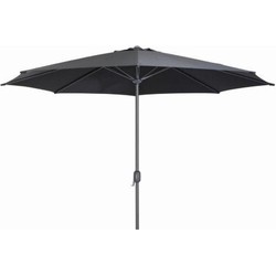 SenS-Line - Salou Parasol Black Ø300 Cm - Zwart