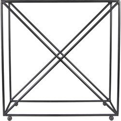 Clayre & Eef Flessenhouder Zwart IJzer