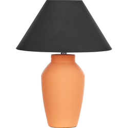 Beliani RODEIRO - Tafellamp-Oranje-Keramiek
