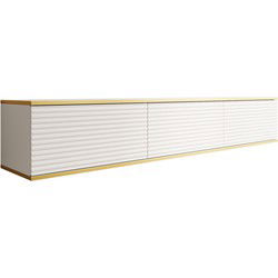Meubella - TV-Meubel Orleans 2 - Wit - 175 cm