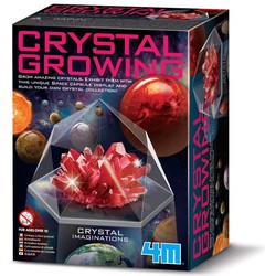 4M 4M Science in action: CRYSTAL GROWING - RUIMTE / Rood 9cm, met gedetailleerde  instructies, in doos 11,5x6,3x15m, 10+
