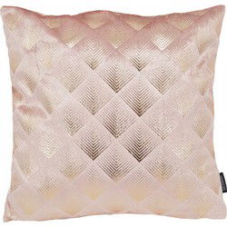 Velvet Glossy Zoi Roze | 45 x 45 cm | Kussenhoes | Polyester