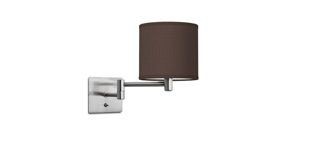 wandlamp swing bling Ø 16 cm - bruin