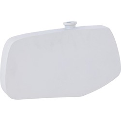 PTMD Bloempot Ramsha - 39x6x23 cm - Aluminium - Creme