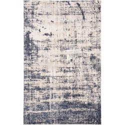 Safavieh Modern Abstract Indoor Woven Area Rug, Adirondack Collection, ADR207, in Gold & Navy, 91 X 152 cm