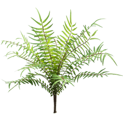 Fern blechnum bush 25 cm kunstbloem zijde nepbloem