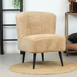 Teddy fauteuil Lyla taupe