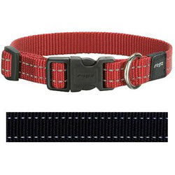ROGZ FOR DOGS SNAKE HALSBAND ZWART 16 MMX26-40 CM