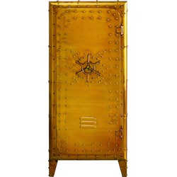Kabinetkast Locker Gold 66x152cm