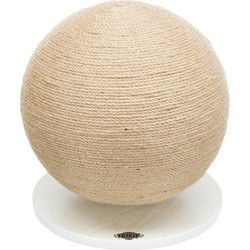 TRIXIE KRABPAAL BAL OP VOET JUTE / HOUT 29X29X31 CM