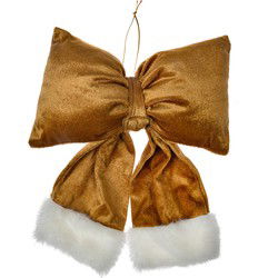 Clayre & Eef Kersthanger Goudkleurig Synthetisch