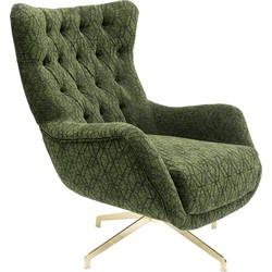 Draaifauteuil Bellini Green