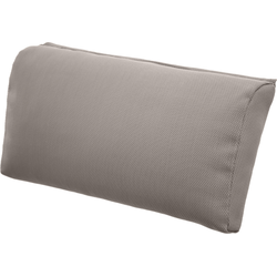 HESPERIDE HIXA Hoofdkussen - voor Tuinstoel - Ligstoel kussen - Hoofdsteun - Strandstoel kussen - 56x42cm - Taupe