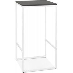 Statafel in industriële stijl ORTOS 60x60x103 cm Zwart