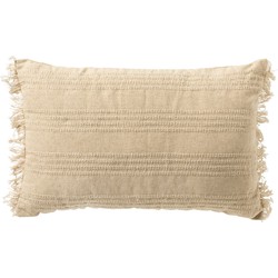 Dutch Decor PEDRO - Sierkussen 40x60 cm met kussenhoes van 60% recycled katoen - Natural - beige - Dutch Decor