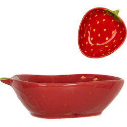 Clayre & Eef Kom Aardbeien Rood Keramiek