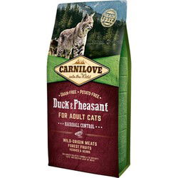 CARNILOVE DUCK / PHEASANT HAIRBALL 6 KG