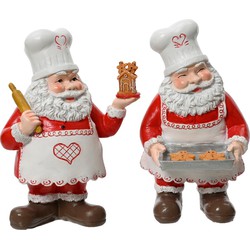 Kerstman polyresin l9b8h15 cm mlt a2 kerst