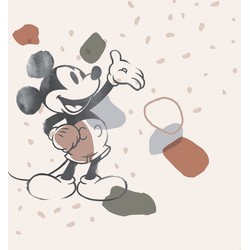 Komar fotobehang Mickey Mouse zwart wit, rood en blauw - 250 x 280 cm - 610767