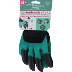 Latex tuin handschoenen met graaf en beplant klauwen voor volwassenen XL - Werkhandschoenen