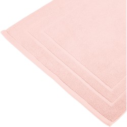 Badkamerkleed/badmat voor op de vloer lichtroze 50 x 70 cm - Badmatjes