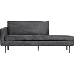 BePureHome Daybed Left Rodeo - Structure Velvet - Mountain - 85x203x86