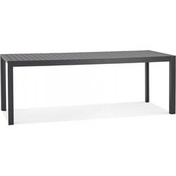 SAMUI uitschuifbare tuintafel 180-240x100x75 cm Grijs