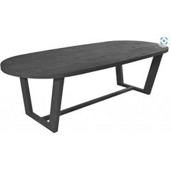 Lauren tafel 270x110x76 cm teak charcoal finish