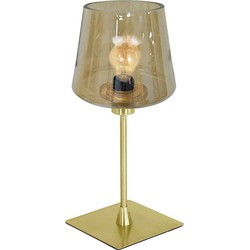 Steinhauer tafellamp Ancilla - messing - metaal - 13,5 cm - E14 fitting - 3102ME