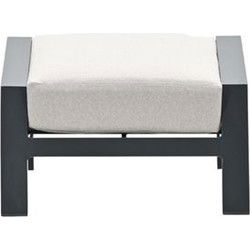 Lincoln voetenbank - carbon black - desert sand