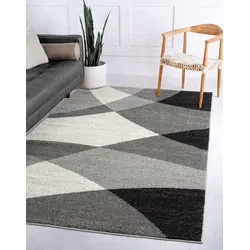Belos Modern Grijs vloerkleed - Designer - 80 X 140 CM