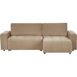 Beliani INNVIK - Slaapbank-Bruin-Polyester