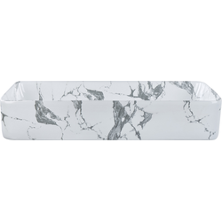 IPALA - Wastafel - Wit - 61 x 35 cm - Keramiek