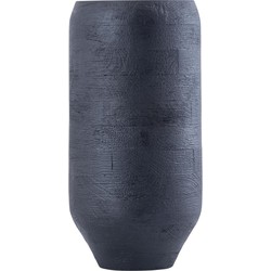 PTMD Bloempot Gerd - 20x20x40 cm - Hout - Zwart