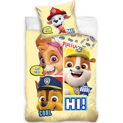 PAW Patrol Baby Dekbedovertrek Brave - 100 x 135 cm - Katoen