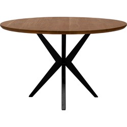 Kick eettafel Havard - 120cm - Bruin