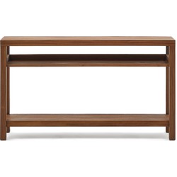 Kave Home - Console Sashi van massief teakhout 140 x 80 cm