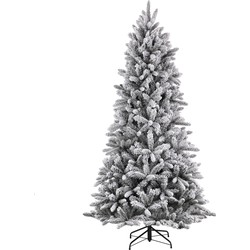 Black Box Trees Snowdon Kunstkerstboom - H215 x Ø127 cm - Groen Frosted