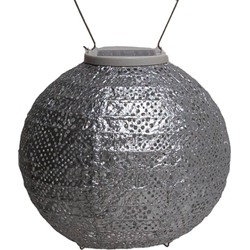 Round dia. 20 cm Topaze zilver lampion - Lumiz