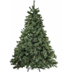 Excellent Trees® Elverum Frosted 180 cm Kerstboom met Verlichting - ⌀125cm - ↕180cm