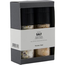 Nicolas Vahe Cadeaubox Organic Secret blend & Salt, Garlic & Chilli salt