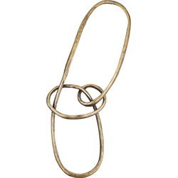 PTMD Wun Brass Casted Alu Knot Wall Decoration Oval