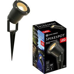 Simply Design LED Spikespot GU10 5W 3000K Zwart/Metaal