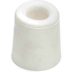 Deurstopper - wit - rubber - 6 x 4 cm - vloermodel - deurbuffer - Deurstoppers
