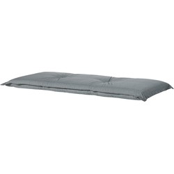 Madison - Bankkussen Basic Grey - 120x48 - Grijs