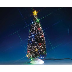 Evergreen tree with 24 multi light b/o 4.5v